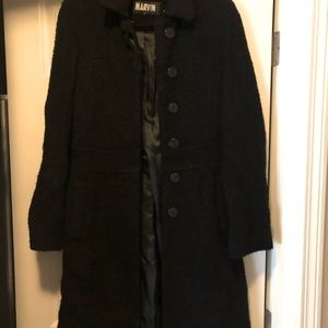 Black Marvin “Teddy” coat.
